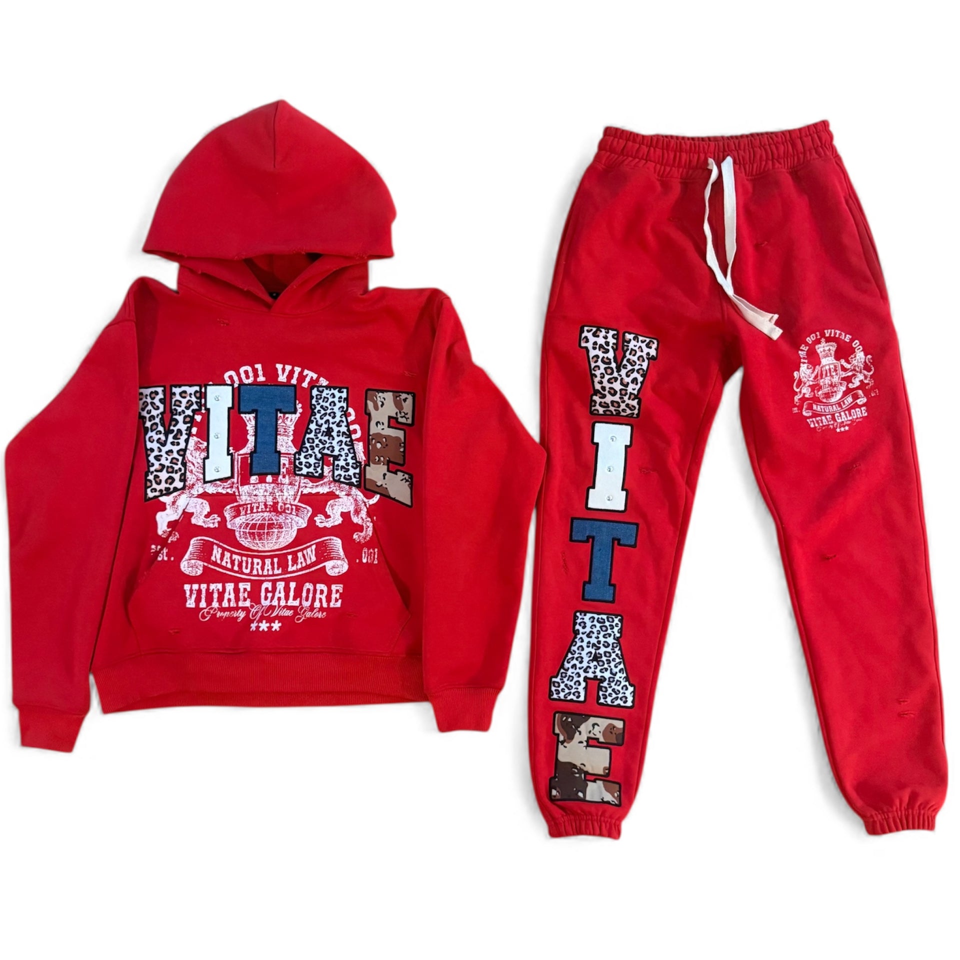 VITAE GALORE SWEATSUIT RED