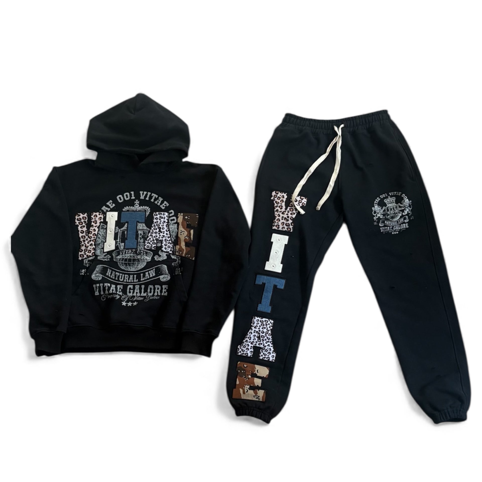 VITAE GALORE SWEATSUIT BLACK